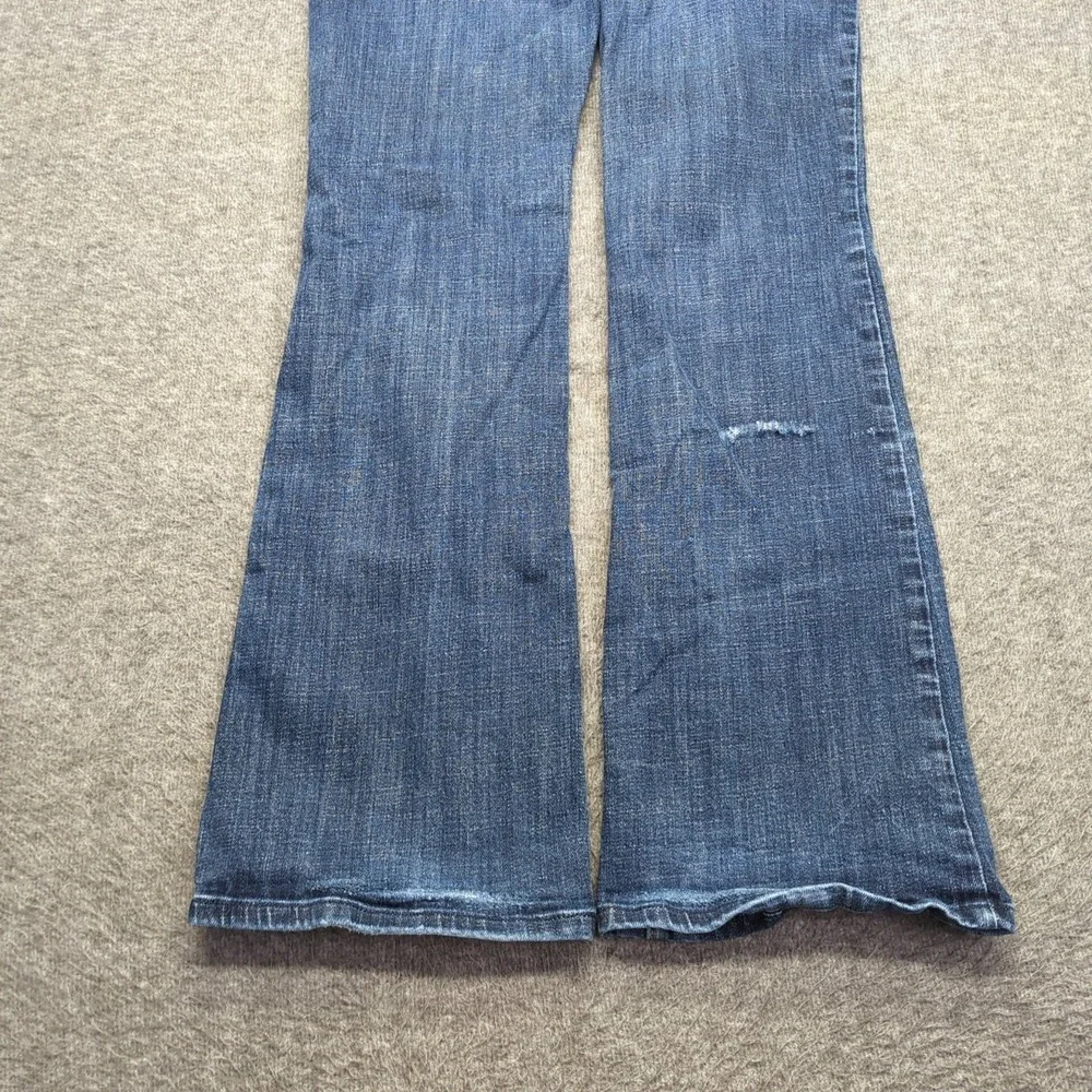 American Eagle Jeans Womens 8‎ Blue Original Boot Cut Stretch Faded Western